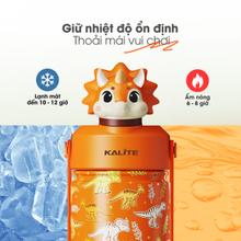 Bình giữ nhiệt trẻ em Kalite DINO LEO - 354ml, inox 304, giữ nhiệt 12h - Ảnh 6