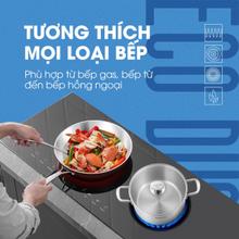 Bộ nồi chảo inox KALITE ECO Dual, inox 304, 3 lớp bắt từ tốt - Ảnh 4
