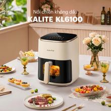 Nồi chiên không dầu 6L Kalite KL6100 – Chiên nướng ít dầu, nấu ăn tiện lợi - Ảnh 3