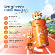Bình giữ nhiệt trẻ em Kalite DINO LEO - 354ml, inox 304, giữ nhiệt 12h - Ảnh 2