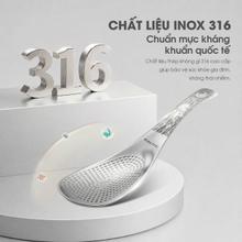 Muôi xới cơm inox 316 Kalite KRP01 kháng khuẩn, chống dính cơm - Ảnh 3