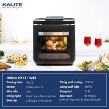 Nồi chiên hơi nước KALITE STEAM X 15 lít đa năng hấp nướng chiên - Ảnh 7