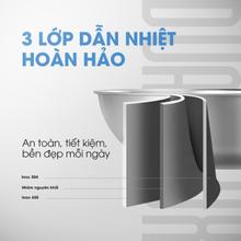 Bộ 2 chảo inox KALITE Dual Lux, dẫn nhiệt nhanh, thiết kế sang trọng - Ảnh 4