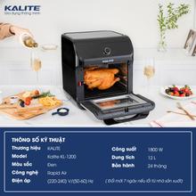 Nồi chiên không dầu KALITE KL-1200 12L giảm 95% chất béo - Ảnh 2