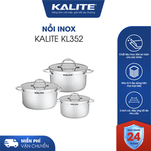 Nồi KALITE KL352 inox đáy từ 5 lớp dùng trên mọi loại bếp - Ảnh 1