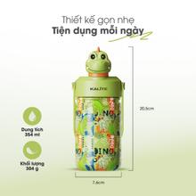 Bình giữ nhiệt trẻ em Kalite DINO REX - 354ml, inox 304, giữ nhiệt 12h - Ảnh 3
