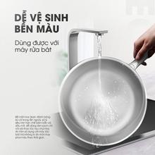 Chảo rán inox liền khối KALITE ECO26, inox 304, đáy 3 lớp, bắt từ tốt - Ảnh 5