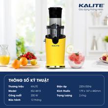 Máy ép chậm Kalite KSJ4415 siêu kiệt bã dễ tháo lắp vệ sinh - Ảnh 2