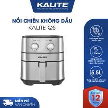 Nồi chiên không dầu KALITE Q5 5.5 lít, điều khiển cơ bền bì - Ảnh 1