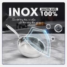 Chảo inox nguyên khối TRIPRO KALITE KL826V chống dính tự thân - Ảnh 4