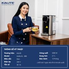 Bình thủy điện KALITE KL-888 tự động lọc đun sôi - Ảnh 2