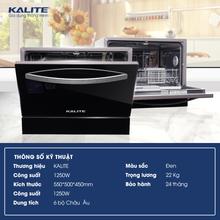 Máy rửa bát KALITE KDW9141 dung tích lớn, công suất mạnh làm sạch tối đa - Ảnh 2
