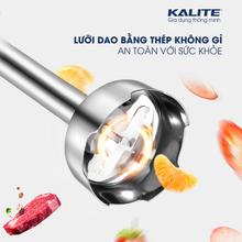 Máy xay cầm tay Kalite KEB4112 thiết kế nhỏ gọn 12+1 cấp tốc độ - Ảnh 3
