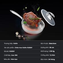 Chảo inox nguyên khối TRIPRO KALITE KL826V chống dính tự thân - Ảnh 16