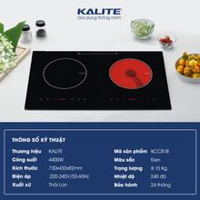Bếp từ kết hợp hồng ngoại Kalite KCC81B - Ảnh 3
