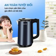 Ấm siêu tốc KALITE Aqua 18, dung tích 1,8L, inox 304, vỏ 2 lớp cách nhiệt - Ảnh 6