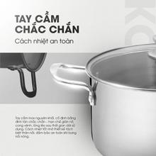 Bộ 3 nồi inox liền khối KALITE KCS366 - Bộ 3 size 18-20-24cm - Ảnh 10