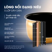 Nồi cơm điện KALITE KRC6012 chống dính Ceramic cao cấp - Ảnh 7