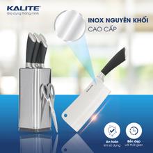 Bộ dao 6 món KALITE KL-191 Inox cao cấp, bền sắc - Ảnh 8