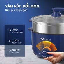 Nồi lẩu hấp KALITE KL568-S đa năng 2 tầng dung tích 11L - Ảnh 7