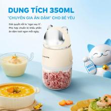 Máy xay mini đa năng Kalite MiuMiu tai mèo thần tài - 350ml, inox304 - Ảnh 5