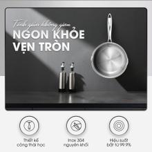 Chảo inox nguyên khối TRIPRO KALITE KL826V chống dính tự thân - Ảnh 3