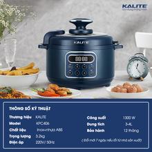 Nồi áp suất điện KALITE KPC4066 4in1 2 lớp Ceramic siêu chống dính - Ảnh 11
