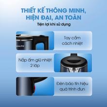 Ấm siêu tốc KALITE Aqua 18, dung tích 1,8L, inox 304, vỏ 2 lớp cách nhiệt - Ảnh 4