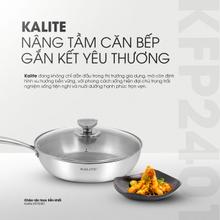 Chảo rán inox liền khối KALITE KFP2401 - Vung kính chịu lực - Ảnh 18
