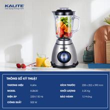 Máy xay sinh tố KALITE KLB630 3 cối xay động cơ đồng nguyên chất - Ảnh 3