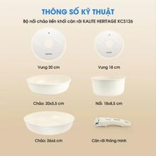 Bộ nồi chảo cán rời Kalite Heritage KCS126 thiết kế 6 món - Ảnh 6