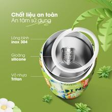 Bình giữ nhiệt trẻ em Kalite DINO REX - 354ml, inox 304, giữ nhiệt 12h - Ảnh 2