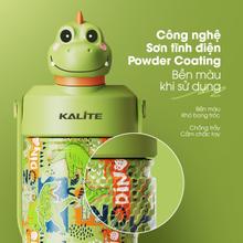 Bình giữ nhiệt trẻ em Kalite DINO REX - 354ml, inox 304, giữ nhiệt 12h - Ảnh 4