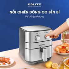 Nồi chiên không dầu KALITE Q5 5.5 lít, điều khiển cơ bền bì - Ảnh 3