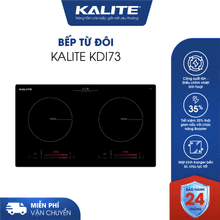 Bếp từ đôi KALITE KDI73 linh hoạt bền bỉ chịu nhiệt tốt - Ảnh 1