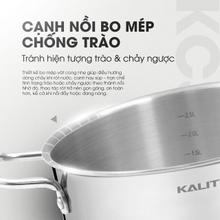 Bộ 3 nồi inox liền khối KALITE KCS366 - Bộ 3 size 18-20-24cm - Ảnh 12