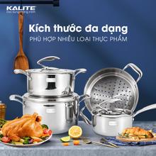 Bộ nồi nguyên khối inox 304 Tripro Kalite KL999 siêu bền - Ảnh 6
