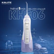 Máy tăm nước KALITE KHF06 làm sạch răng miệng 6 đầu đi kèm - Ảnh 3