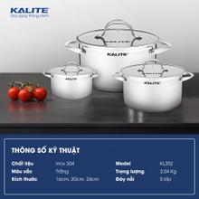 Nồi KALITE KL352 inox đáy từ 5 lớp dùng trên mọi loại bếp - Ảnh 6
