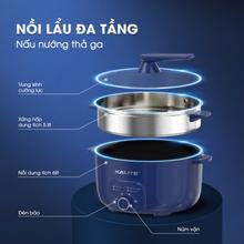 Nồi lẩu hấp KALITE KL568-S đa năng 2 tầng dung tích 11L - Ảnh 6