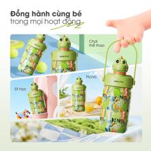 Bình giữ nhiệt trẻ em Kalite DINO REX - 354ml, inox 304, giữ nhiệt 12h - Ảnh 8