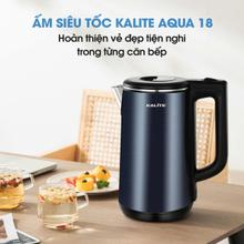 Ấm siêu tốc KALITE Aqua 18, dung tích 1,8L, inox 304, vỏ 2 lớp cách nhiệt - Ảnh 5