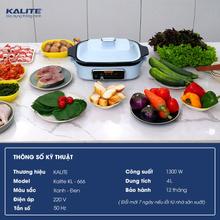 Nồi lẩu nướng đa năng KALITE KL-666 dung tích 4L - Ảnh 2