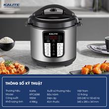 Nồi áp suất KALITE KPC6088 hầm nhừ ninh nhanh giữ trọn dinh dưỡng - Ảnh 2