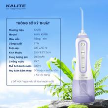 Máy tăm nước KALITE KHF06 làm sạch răng miệng 6 đầu đi kèm - Ảnh 2