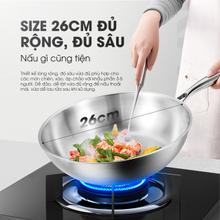 Chảo rán inox liền khối cao cấp KALITE KFP2603 - Size 26cm - Ảnh 13