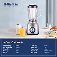 Máy xay sinh tố KALITE KLB650 3 cối xay công suất 500W - Ảnh 11