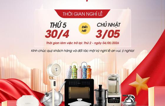 THÔNG BÁO NGHỈ LỄ GIẢI PHÓNG MIỀN NAM (30/4) VÀ QUỐC TẾ LAO ĐỘNG (1/5)