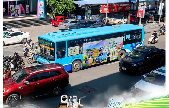 CHIẾN DỊCH “TRẠM KALITE, CHẠM YÊU THƯƠNG” ĐƯỢC TRIỂN KHAI QUẢNG BÁ TRÊN XE BUÝT TẠI NHIỀU TUYẾN ĐƯỜNG