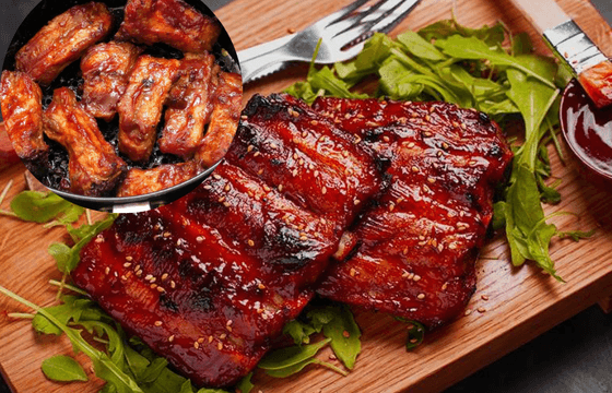 Cách làm sườn nướng BBQ mềm mọng bằng nồi chiên hơi nước